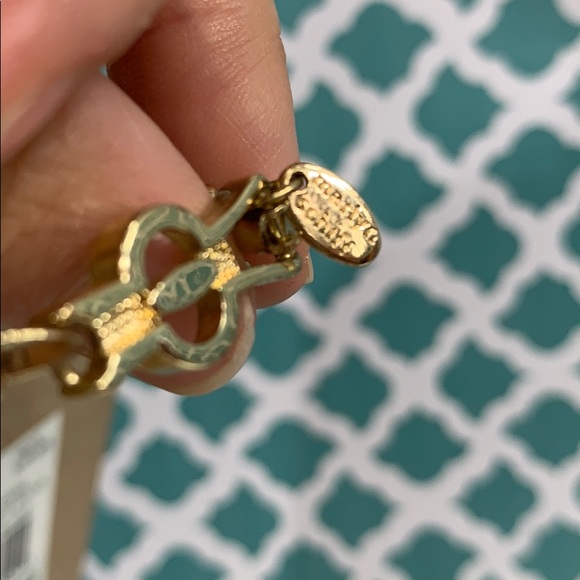 Marlyn Schiff Retro Gold Tone Statement Necklace - Picture 5 of 9